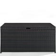thumbnail image 3 of Crosley Furniture Palm Harbor Wicker / Rattan Patio Deck Box in Brown, 3 of 8