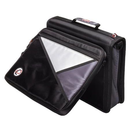 Case-it Universal 2" 3-Ring Zipper Binder, Removable Laptop Case, Holds 13" Laptop - LT-207