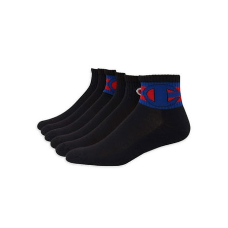 Champion Men's Ankle Socks, 6 Pack