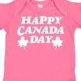 thumbnail image 4 of Inktastic Happy Canada Day with Distressed Maple Leaves Boys or Girls Baby Bodysuit, 4 of 5