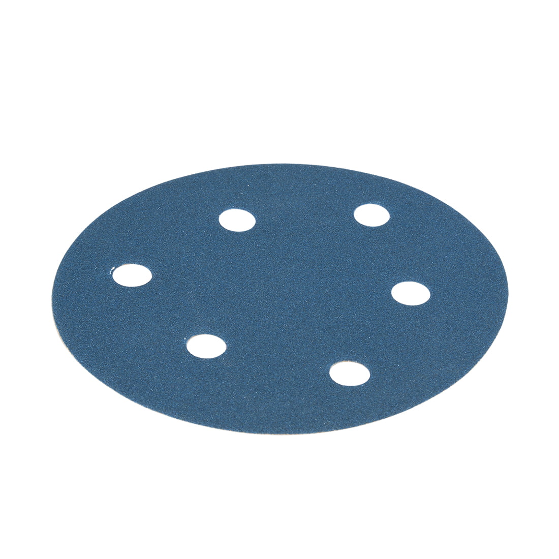 uxcell 10Pcs 5 Inch Hook and Loop Sanding Disc 150 Grits Flocking Sandpaper Random Orbital Sander Paper Blue