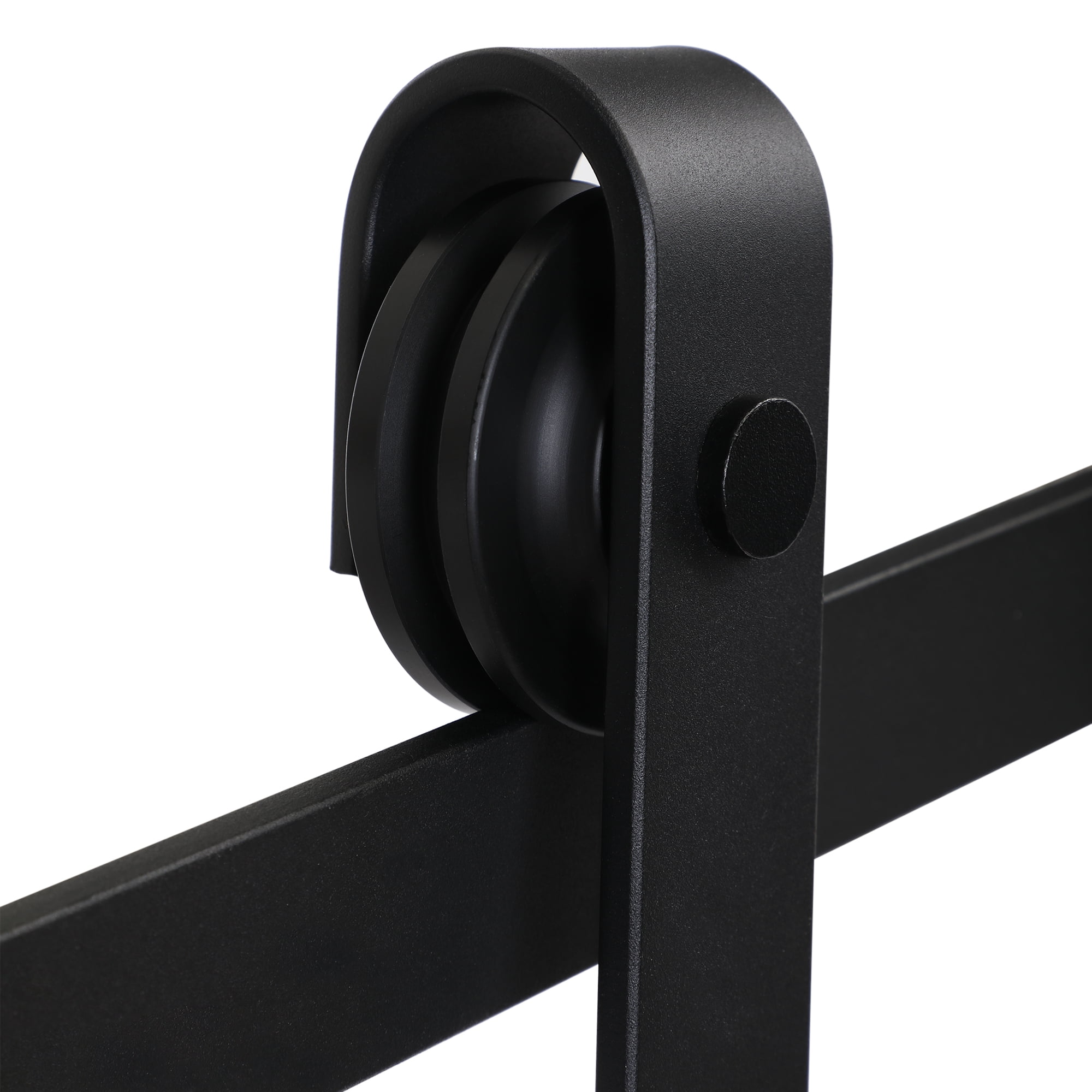 Kepooman Durable Translational Barn Door Hardware Kit with Installation Instructions, 6.6-foot Sturdy Room-door Hardware Kit for Household, Easy-to-install, Black Kepooman Durable Translational Barn Door Hardware Kit with Installation Instructions, 6.6-foot Sturdy Room-door Hardware Kit for Household, Easy-to-install, Black