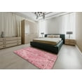 thumbnail image 5 of Ahgly Company Machine Washable Indoor Rectangle Traditional Dark Pink Area Rugs, 9' x 12', 5 of 7
