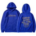 thumbnail image 2 of Christian Hoodies for Women 2025 God Is Good All The Time Hoodie with Pockets Hooded Sweatshirt Pullover Tops, 2 of 4