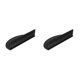 thumbnail image 3 of Riwesomey Soporte acrílico para extensiones de cabello, práctico soporte para extensiones de cabello confiable y reutilizable, manos libres, negro 2Conjunto, 3 of 6