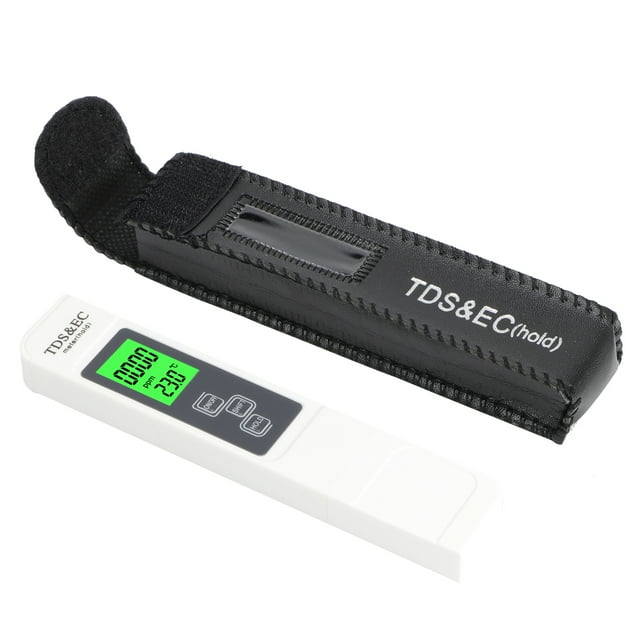 Blantye Testeur Multifonction de Qualité d'eau Stylo de Moniteur d'eau à Boire de Réservoir de Poissons TDS/EC/Temp