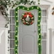 thumbnail image 5 of Adornos navideños, adornos navideños, regalos navideños, ratán artificial decorativo navideño de 16.4 pies con luces LED cálidas para festivales navideños, escaleras, paredes, chimeneas, repisas, deco, 5 of 7
