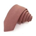 thumbnail image 1 of Men's Solid Color Neckties Party Slim Cut Neckties, 1 of 2