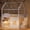 White Wood, variant on LHSHID Full size Wooden House Bed with Built-in LED Shelf Light,natural