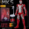 thumbnail image 1 of New MK43 Steel Iron Man Action Figure Model Gift Box Authentic Marvel Comics Character Metal Painted Model For Motorcycle Fans, 1 of 5