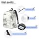 thumbnail image 3 of Disketp Summer Vacation Scene With Camping Van Mochila de Lona Estampada, Mochila Escolar de Viaje Ligera para Estudiantes y Portátil-Small, 3 of 5