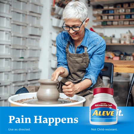 Aleve Caplets Soft Grip Arthritis Cap Naproxen Sodium Pain Reliever, 270 Count