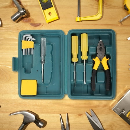 Raindrops 11Pcs Home Repair Tool Set with Screwdrivers Pliers for Diy Projects Car