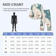 thumbnail image 4 of Kdxio Celestial Cat And Flowers Men’s Pajama Set Pajamas For Men 2 Piece PJ Set with Men Pajama Pants and Long Sleeve T-Shirt Lounge Set-Large, 4 of 7