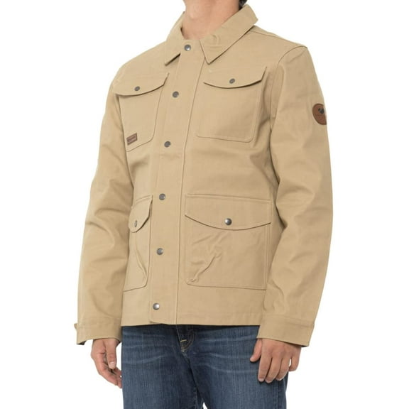 Obermeyer Men's Standard Oliver Waxed Jacket, Saguaro, M