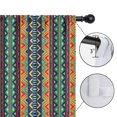 thumbnail image 4 of Blackout Kids Curtains,Colorful Geometric Striped Pattern Childrens Insulated Curtains Set Of 2,Bedroom Essentials,Toddler Room Decor 52x63in(132x160cm), 4 of 5