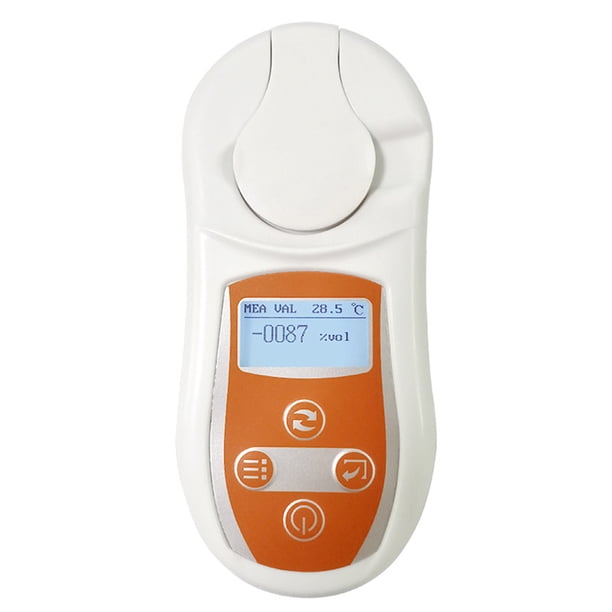Monstrate Probador de vino Digital de resolución de 1 vol para el hogar, herramienta de prueba de concentración eléctrica portátil, instrumento de Barra de herramientas Monstrate HA067384-00
