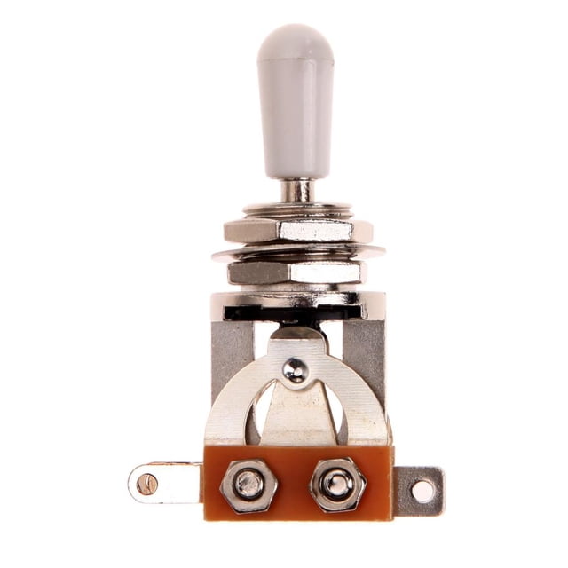 Interruptores de pastilla de guitarra eléctrica de 3 vías Accesorios de guitarra sin ruido (Plata)