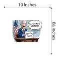 thumbnail image 4 of Illegitimate Usurper Squatter's Rights Political Cartoon Wall Decal Wall Décor Vinyl Sticker Size: 12 x 12, 4 of 5