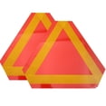 thumbnail image 1 of Sign Triangle Warning Vehicle Slow Moving Safety Reflector Reflectors Car Roadside Triangles Reflective Cart Signs Accessories, 1 of 5
