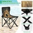 thumbnail image 4 of BZSMCE Camping Chairs Modern Celestial Harmony Pattern Folding chair, 4 of 8