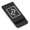 Black, variant on Stainless Steel Elder Futhark Jera Rune Classic Slim Money Clip Credit Card Holder