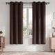 thumbnail image 1 of Blackout Blackout Cortinas, Juego de Cortinas de 2 Piezas para Recámara y Sala de Estar 42x72 Pulgadas, Cortinas Térmicas Aislantes Que Oscurecen la Habitación con Ojales, Reducción de Ruido y Bloque, 1 of 7