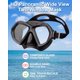 thumbnail image 4 of Reef Tourer Máscara de Snorkel X-Plore para Adultos, de Dos Ventanas, Color Negro, 4 of 5