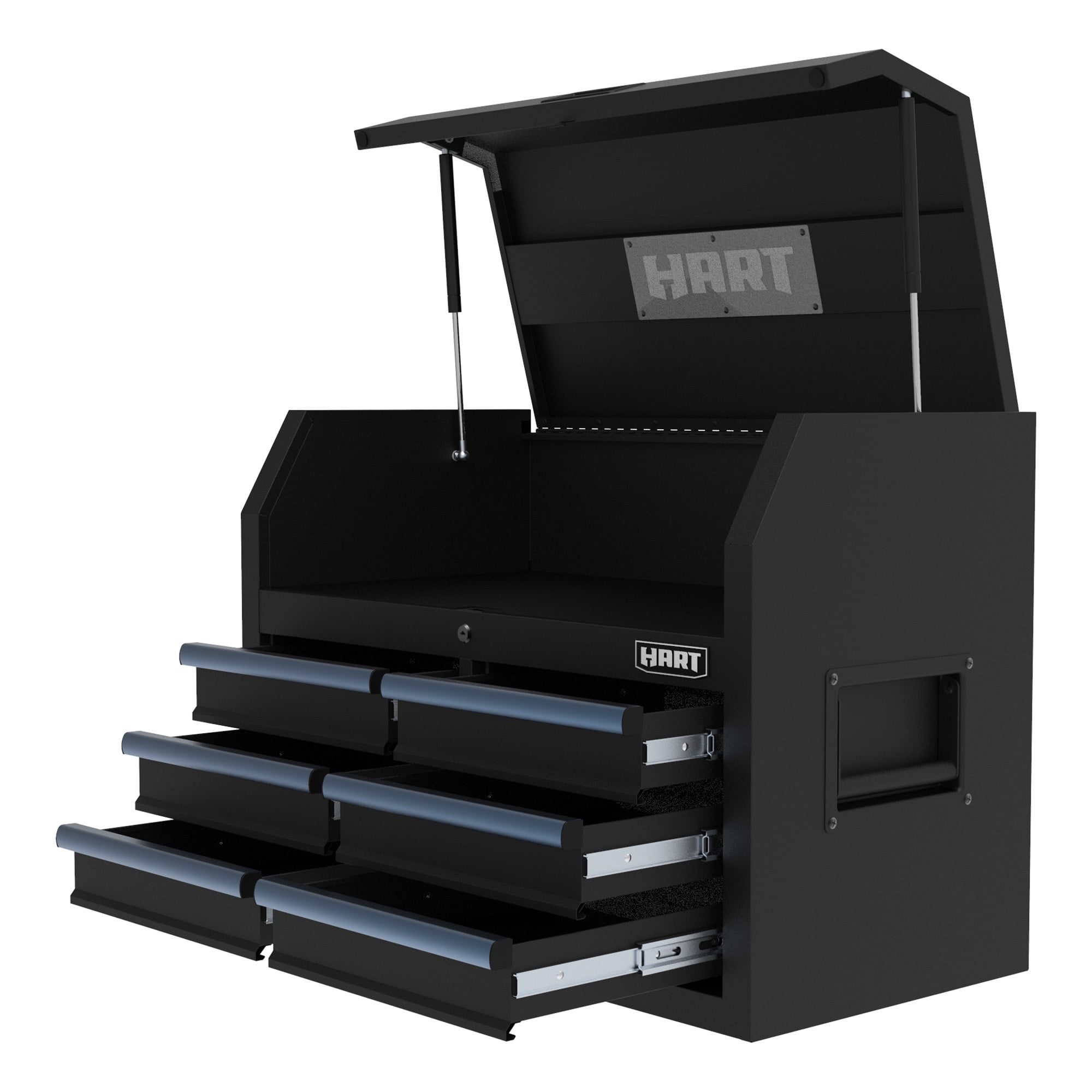 HART 36-Inch 6-Drawer Heavy-Duty Steel Tool Chest, Locking Storage, Garage Organizer