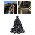 thumbnail image 4 of LOVIVER 10x Ball Bungee Cords Tent Tarp Fix Rope Tie Down Strap Elastic Rope for Black, 4 of 8