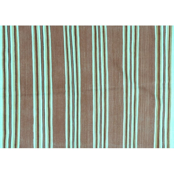 Ahgly Company Indoor Rectangle Oriental Light Blue Traditional Area Rugs, 5' x 7'