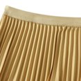 thumbnail image 2 of Vedolay Midi Skirt Skirt for Women Lace Up High Waist Ruffled A Line Pleated Long Skirt,Yellow One Size, 2 of 5