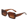 thumbnail image 3 of Gafas de conducción de moda Protección Verano Gafas al aire libre Gafas de sol rectangulares para mujeres Hombres para viajar Fiesta en la playa Marrón Yinane anteojos de mujer, 3 of 8