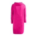 thumbnail image 5 of Women‘s Long Large Classic Cardigans Cable Knit Hood Sweater Oversized Button Duster Coat with Pocket 2024, 5 of 5