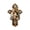 A, variant on Dalxymotic Christmas Cross Ornament, Wooden Vintage Jesus Hanging Pendant Decor, Holiday Decorative Accent, Christmas Decorations Indoor Outdoor for Tree, Mantel, Shelf, Wall