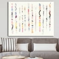 thumbnail image 2 of Designart 'MultiColor Geometric Bars' Modern Transitional gallery-wrapped Canvas, 2 of 3