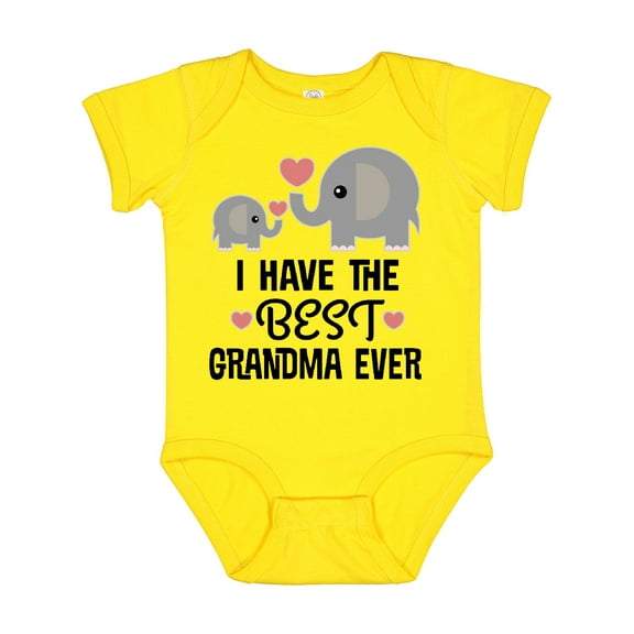 Inktastic Grandkids Best Grandma Ever Boys or Girls Baby Bodysuit