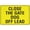 Warning Sign 3, variant on Close The Gate Dog Off Lead Sign 8"x12" Tin Sign Great For Garden And Yard Wall Decor