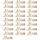 thumbnail image 2 of Mini rebanadas de madera Adornos de día de las madres signos sin terminar Scrapbooking Crafts DIY Mamá Regalos de las hijas Decoración de la pared 25 Pack Speravity HA011692-00, 2 of 7