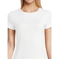 thumbnail image 4 of Time and Tru Women's Smoothing Tee with Short Sleeves, 2-Pack, Sizes XS-XXXL, 4 of 5