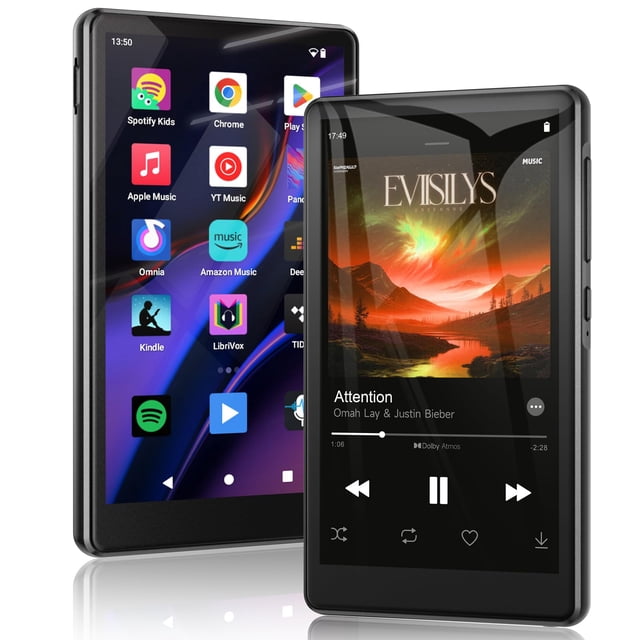 RUIZU 163GB Android MP3 Player with Bluetooth and WiFi, 4.5" IPS Touchscreen Music Player with Spotify, Pandora, Amazon Music, Parental Control MP4 M
