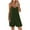 Army Green, variant on UVEASISHA Casual Sleeveless Jumpsuits for Women Spaghetti Strap Shorts Rompers Summer Loose Loungewear with Pockets Army Green S