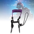 thumbnail image 1 of Cordete De Buceo, Cámara De Buceo Enrollado Camina De Liberación Rápida Anti -perdida Lanyard Con Hebilla De Liberación Rápida Para Asegurar Cámaras, Luces, Herramientas,, 1 of 7
