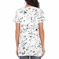 thumbnail image 4 of CKpwisy Womens Maternity Tops 2025 Summer Trendy Elegant Short Sleeve Pleated Dressy Casual Loose Nusring Tunic Tops Crewneck Pregnancy T Shirts Flowy Cute Tees, 4 of 6