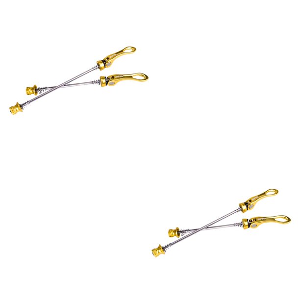 Eigraketly 1 par de pinchos para bicicleta de montaña ZTTO, pinchos portátiles desmontables de liberación rápida para bicicleta, piezas de repuesto Oro 2piezas Eigraketly CBP200027