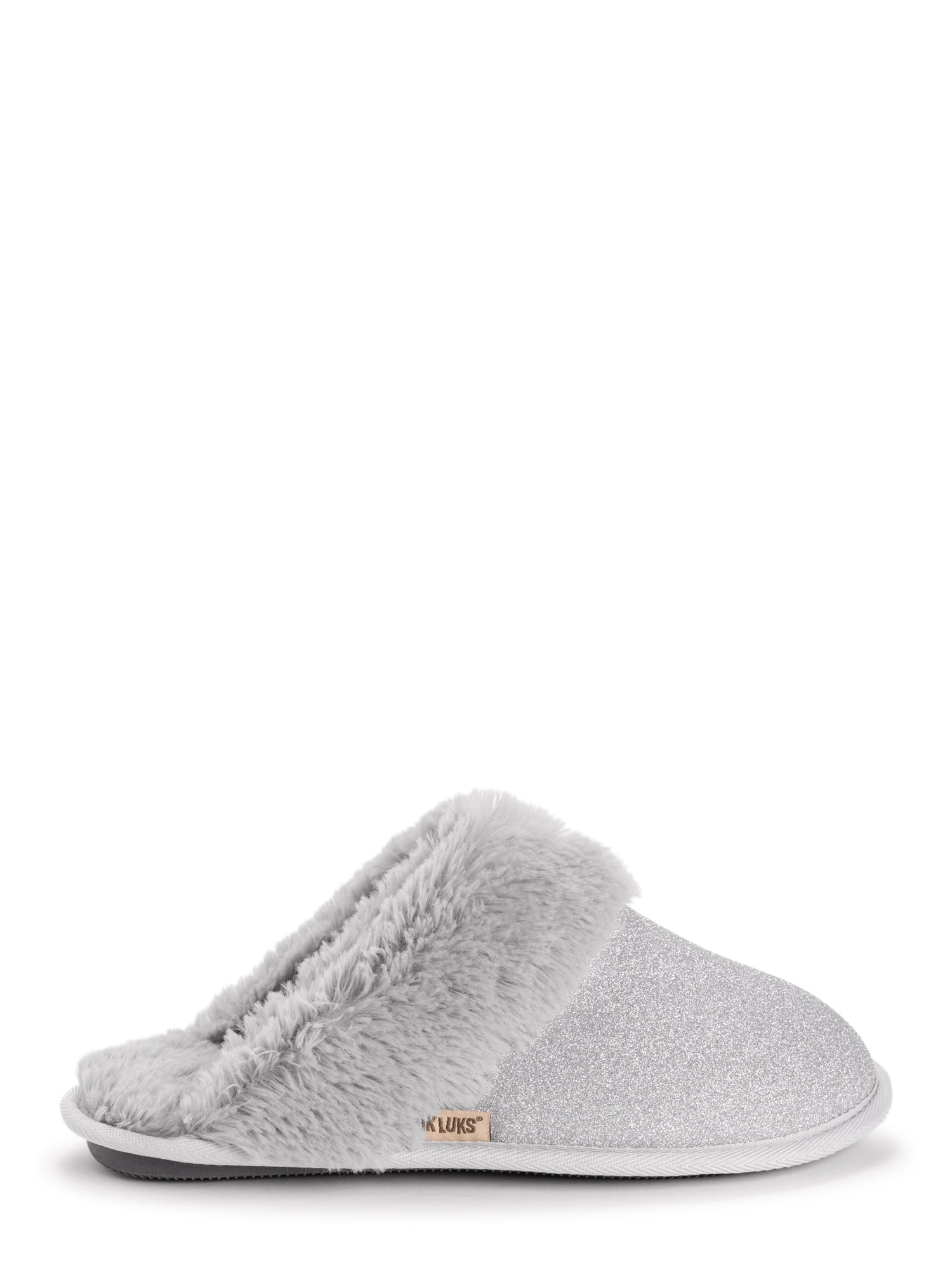 ANGLED SPARKLE SCUFF-GREY