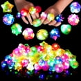 thumbnail image 1 of Party Favors Sauyoza, paquete de 38 anillos iluminados para Halloween para niños, 1 of 6
