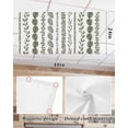 thumbnail image 5 of Fluorescent Light Covers for Ceiling Lights 2 Pack, Dark Sage Green Botanical Magnetic Classroom Light Covers 4x2 Feet, Summer Botanical Leaf Vertical Stripes Fluorescent Ceiling Filters for Office, 5 of 7