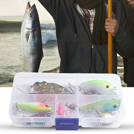LIVEST 10Pcs/Box 3g Fishing Lure Simulated 3D Fisheyes Sharp Hook Reusable Durable Fish Attraction Universal Sinking Minnow Popper VIB Sequin Crank Hard Bait Fishing Equipment