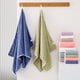 thumbnail image 4 of Nvzi Toallas de baño suaves - 3 toallas de baño moradas para el cuerpo, 70*140cm, vellón coral premium, ultra absorbente, toallas de baño ideales para uso diario y de viaje,, 4 of 5